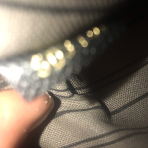 Louis Vuitton Black Clutch Embossed Leather - Picture 6 of 7